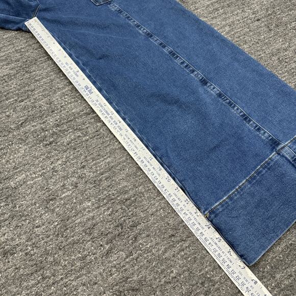 Anthropologie Maeve Jeans Small La Ponche High Rise Tie Waist Wide Leg Denim NEW - Picture 6 of 12